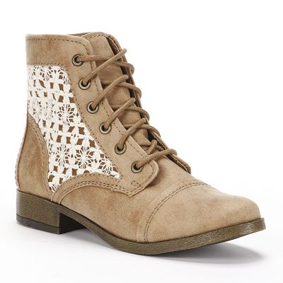 Candie s Lace Up Ankle Boots Women