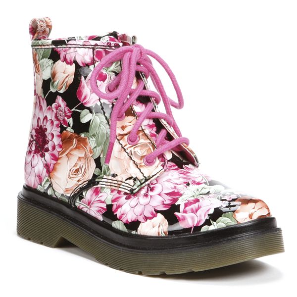 Candie's® Floral Ankle Boots - Girls