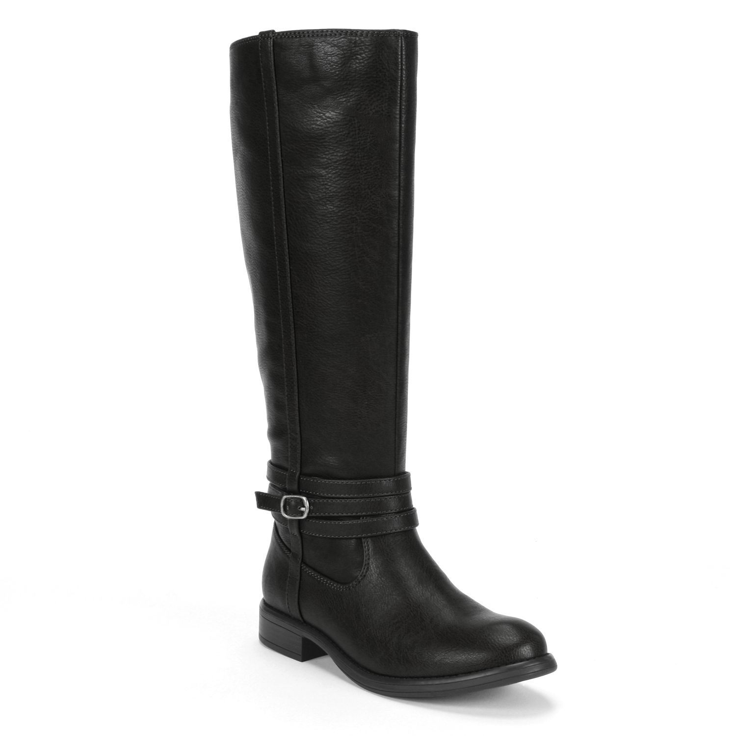 kohls womens boots black