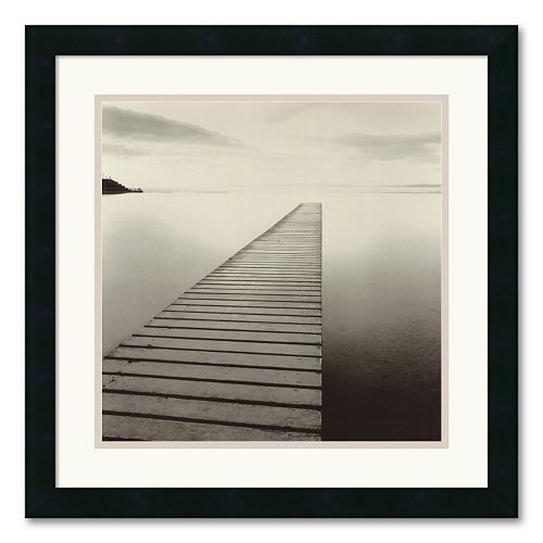 Plank Walk, Morecambe, Lancashire, England, 1992 Framed Art Print by Michael Kenna