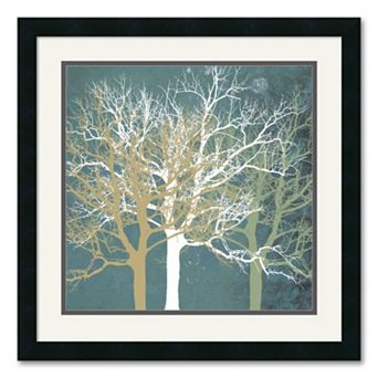 "Tranquil Trees" Framed Art Print by Erin Clark