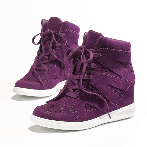 Princess Vera Wang Wedge Sneakers Women