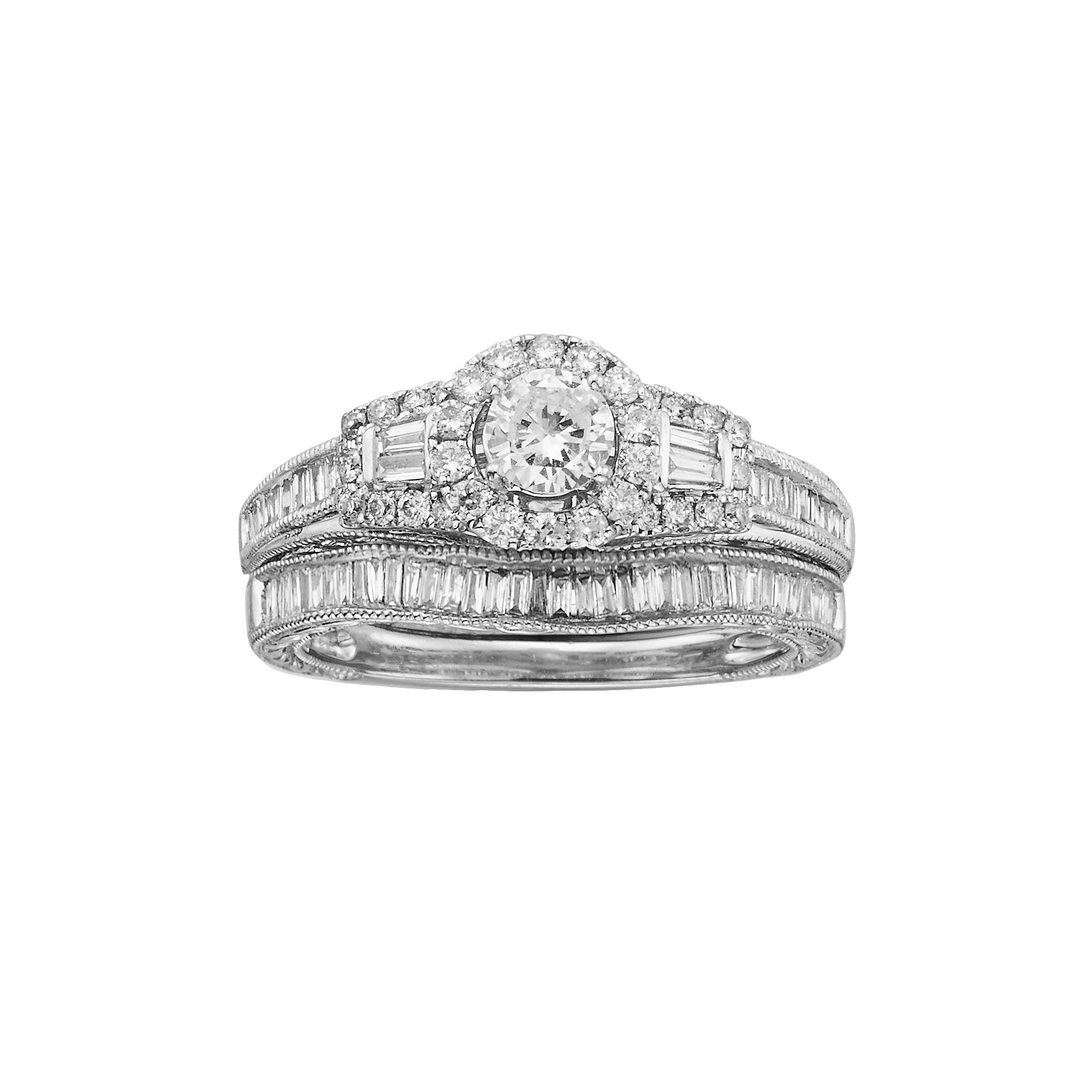 The Regal Collection 14k White Gold 1-ct. T.W. IGL Certified Round-Cut Diam