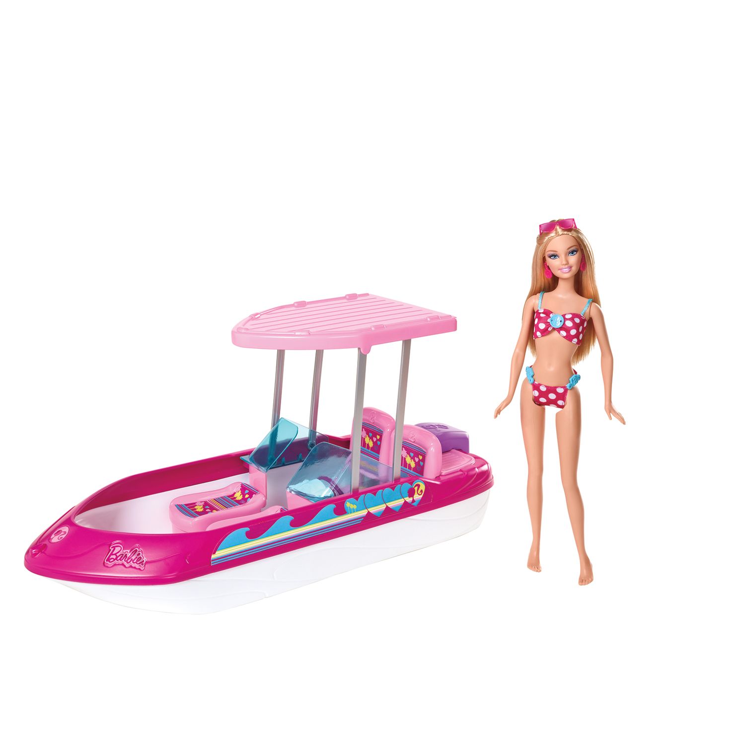 a barbie boat