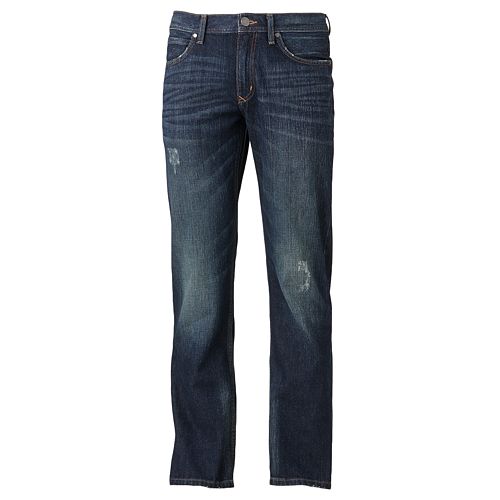 Marc Anthony Slim-Straight Destructed Jeans - Men
