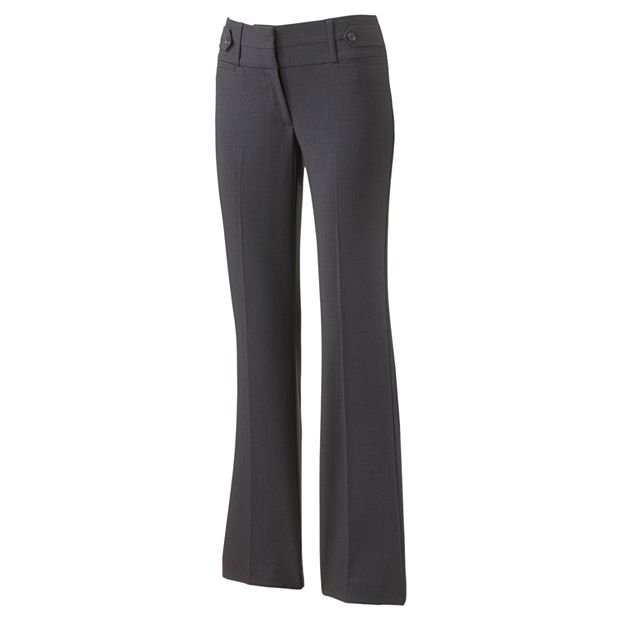 Metaphor Womens Modern Fit Bootcut Size 18 Short Brown Dress Pants! A2753