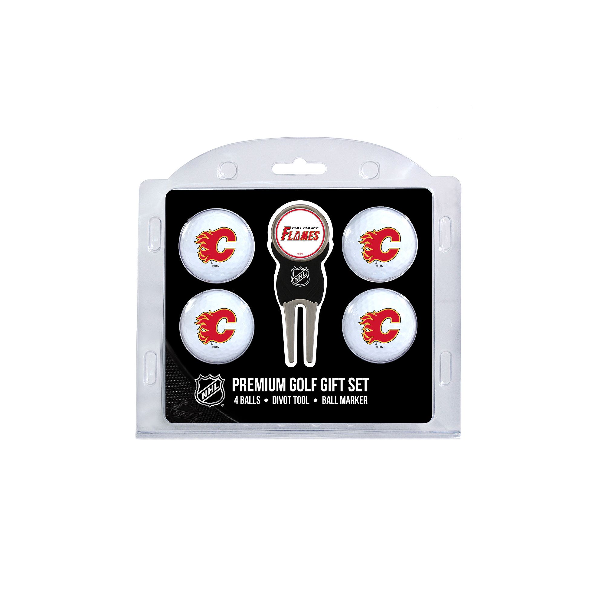 Calgary Flames 6-Piece Golf Gift Set, Flm Team