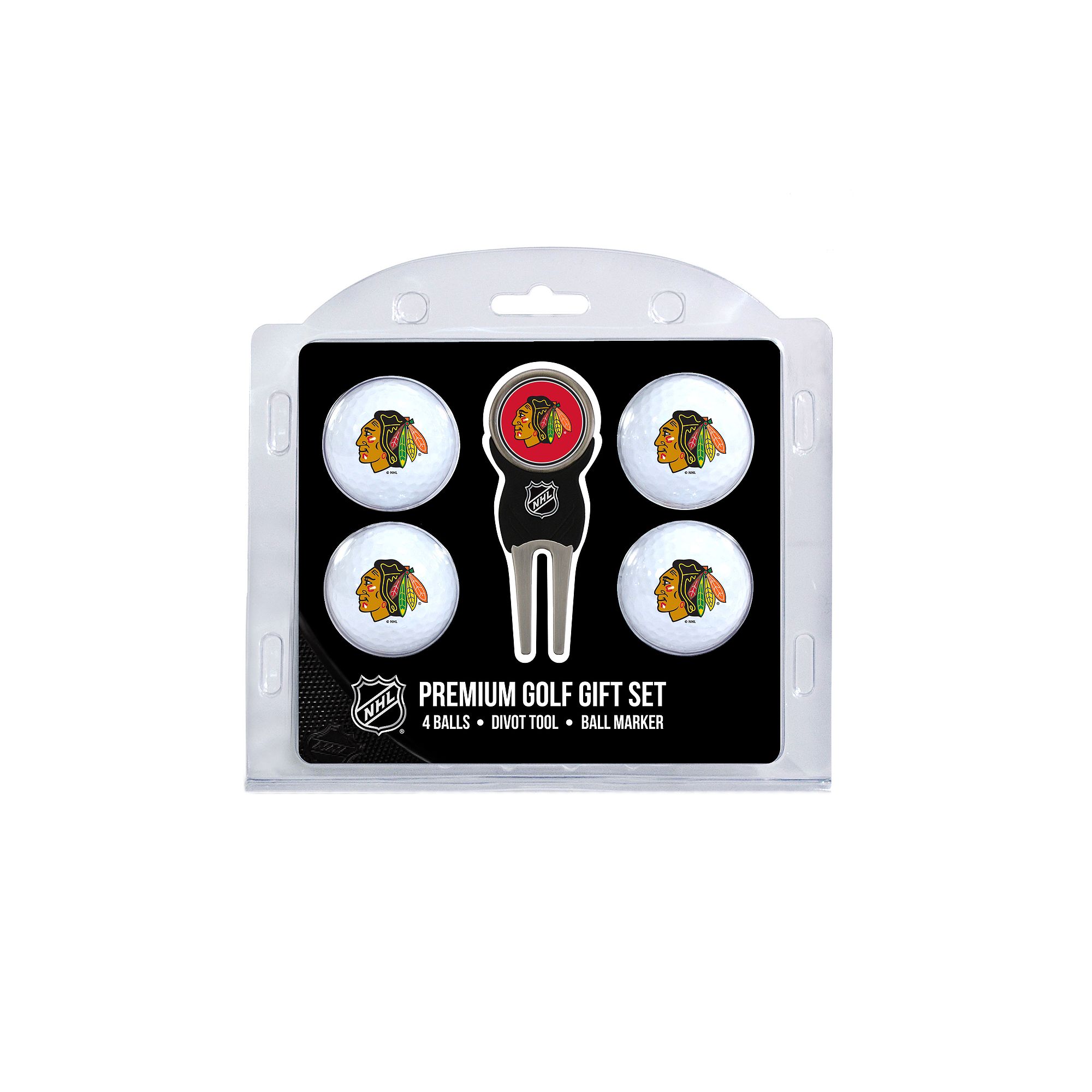 Chicago Blackhawks 6-Piece Golf Gift Set, Team