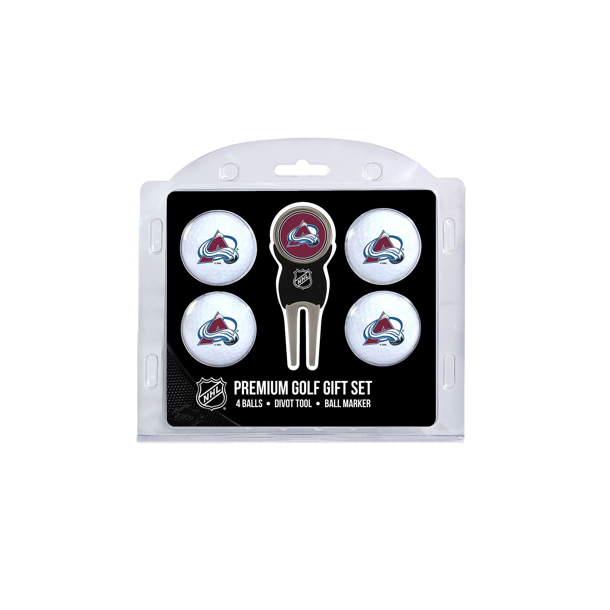 Colorado Avalanche 6-Piece Golf Gift Set, Team