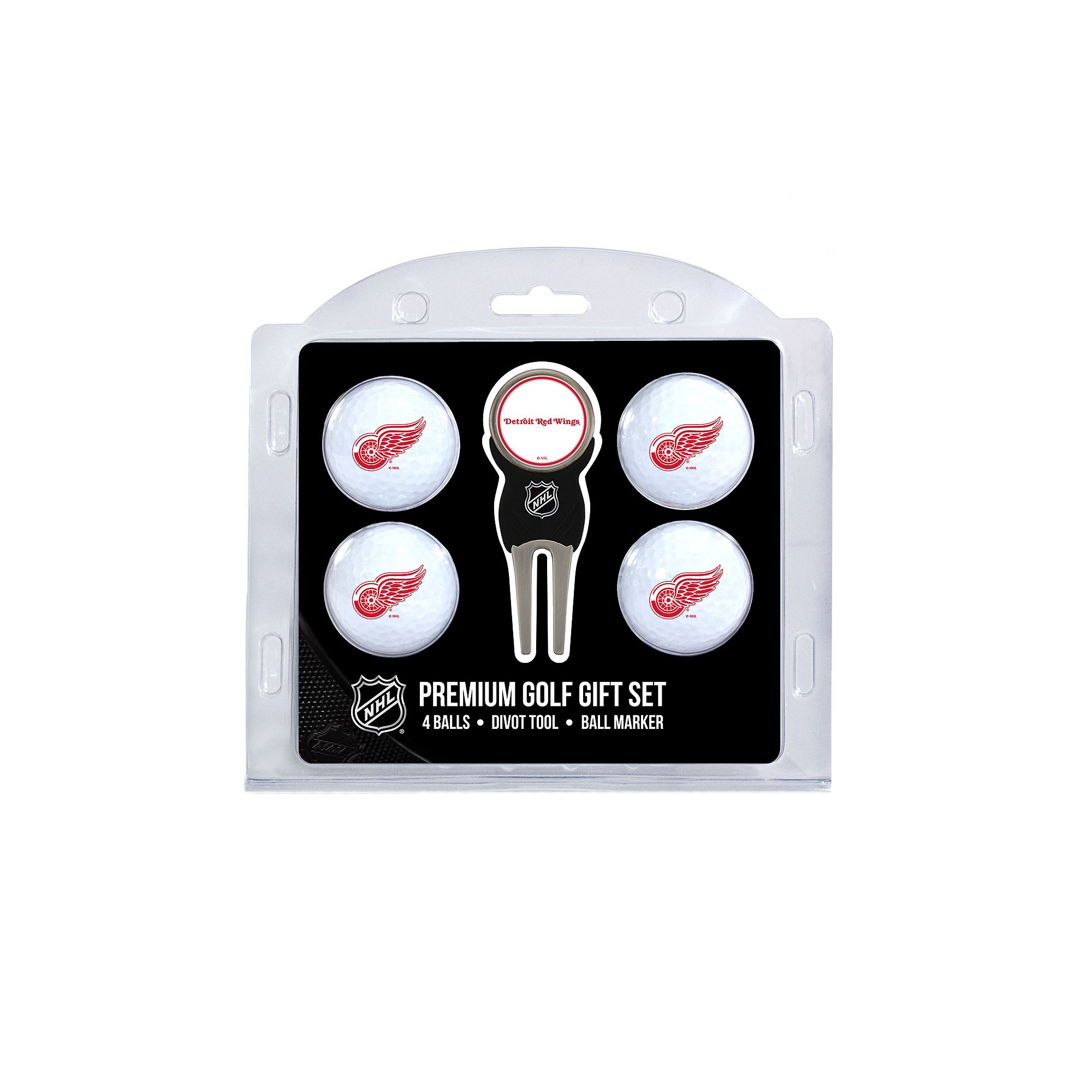 Detroit Red Wings 6-Piece Golf Gift Set, Team
