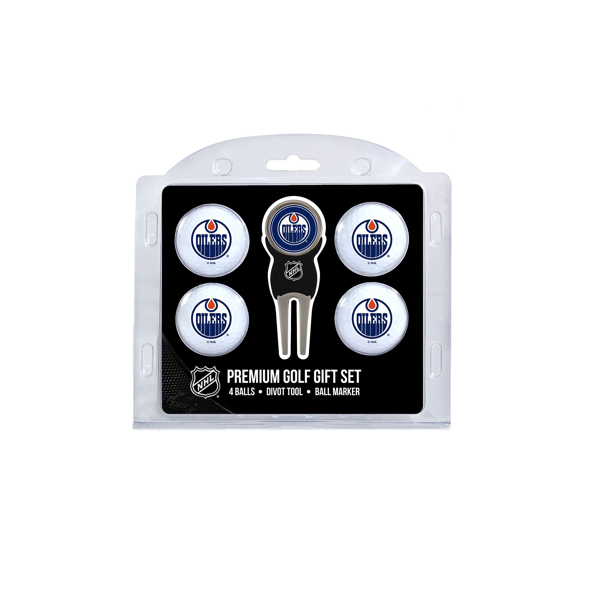 Edmonton Oilers 6-Piece Golf Gift Set, Oil Team