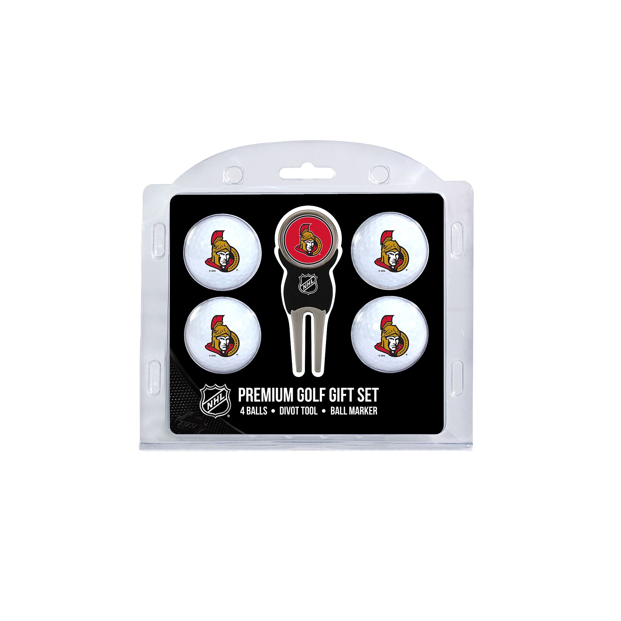 Ottawa Senators 6-Piece Golf Gift Set, Sen Team