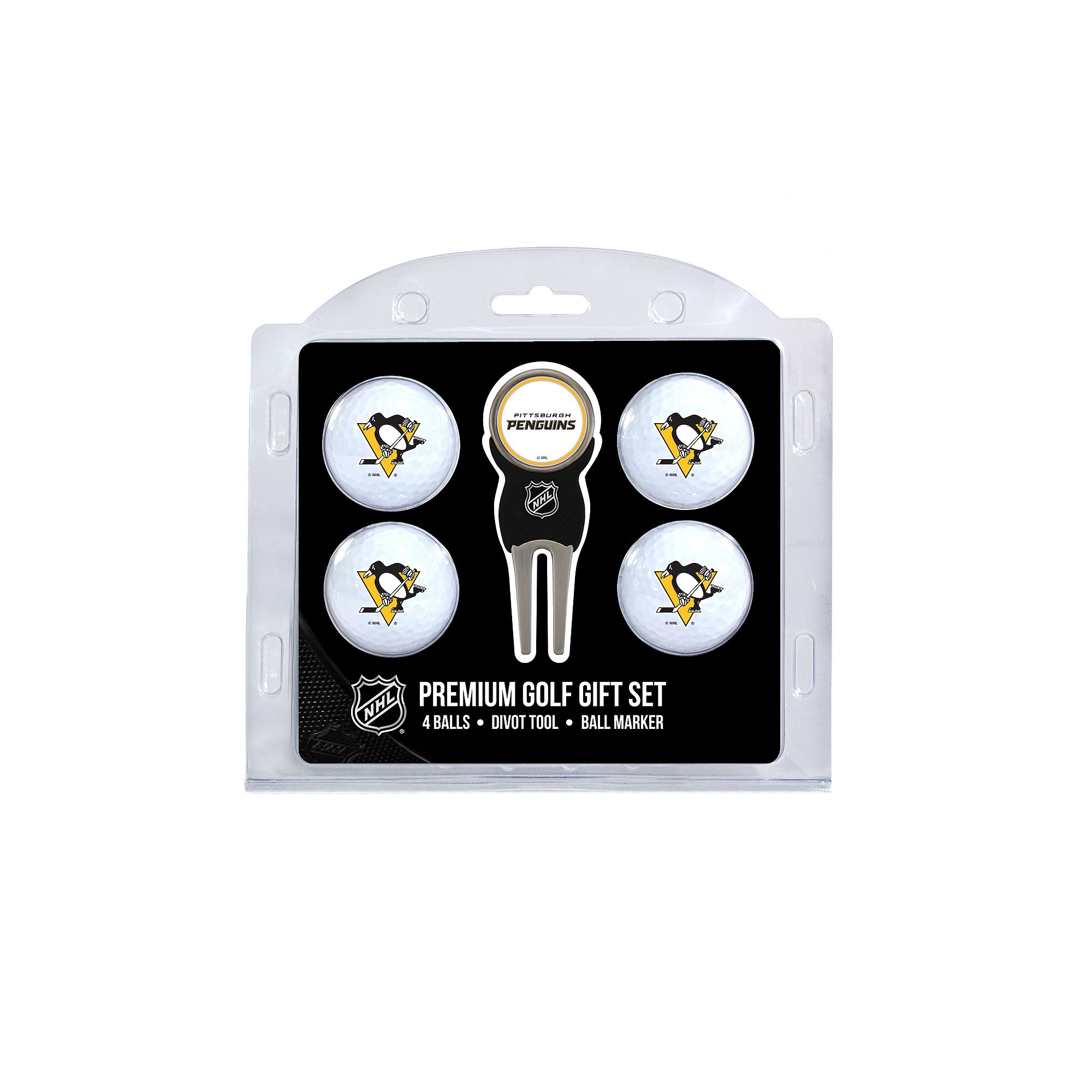Pittsburgh Penguins 6-Piece Golf Gift Set, Team
