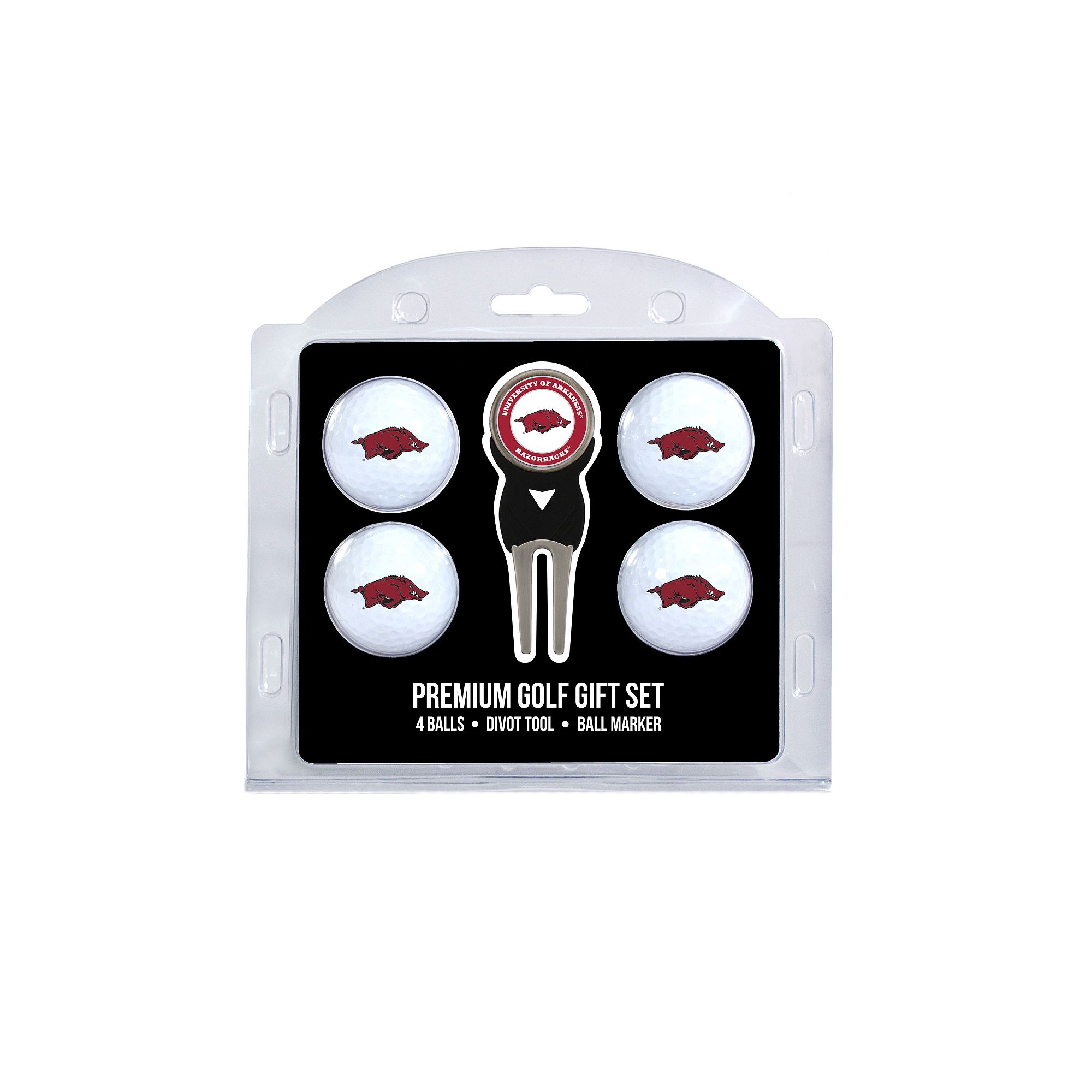 Arkansas Razorbacks 6-Piece Golf Gift Set, Team