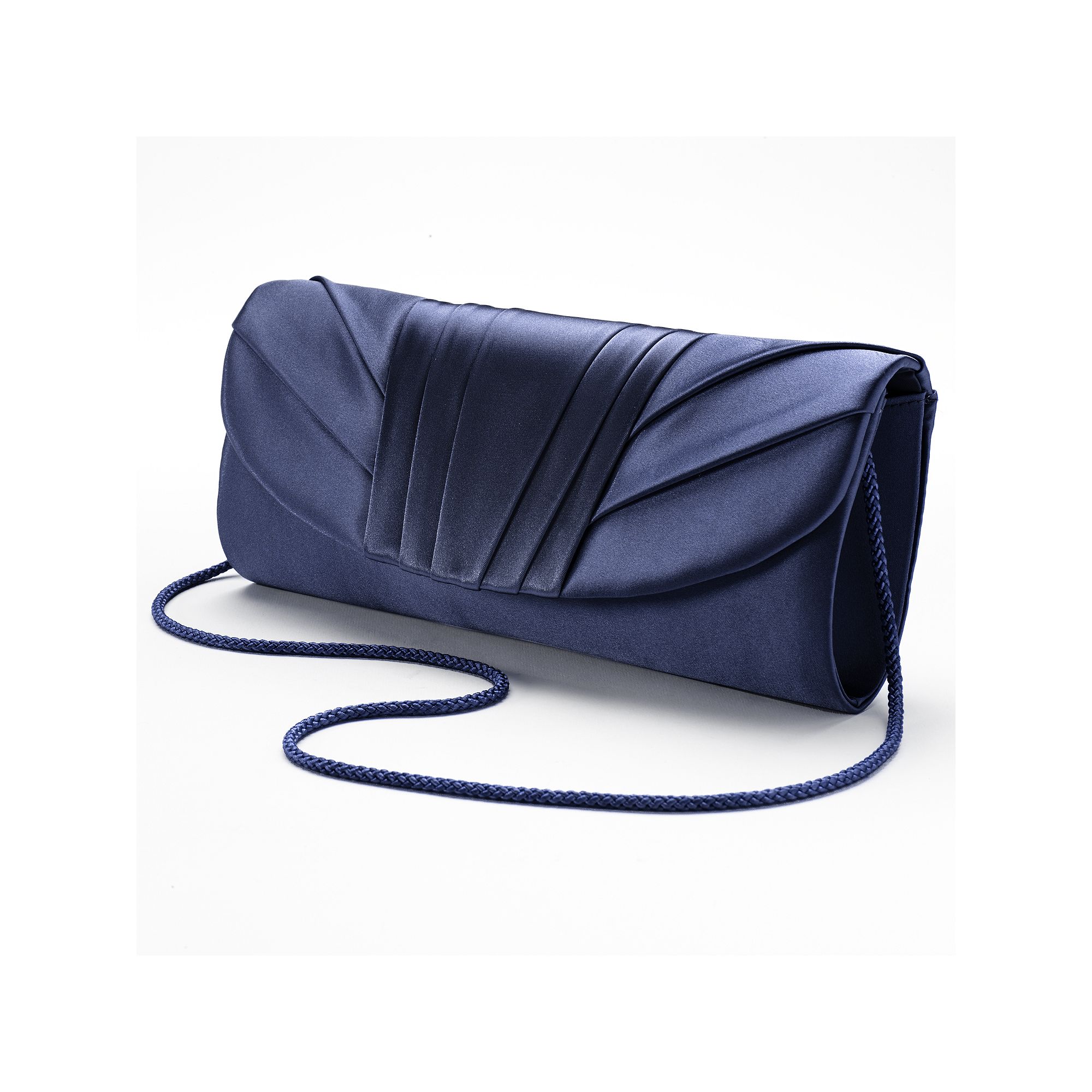 Gunne Sax by Jessica McClintock Pleated Clutch, Blue