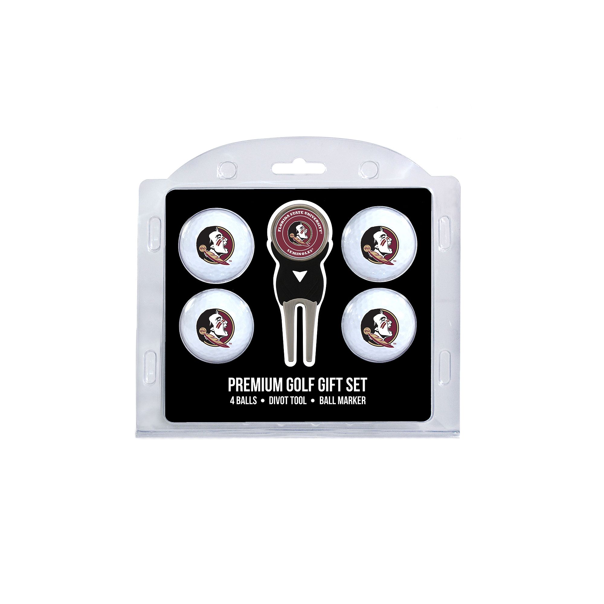 Florida State Seminoles 6-Piece Golf Gift Set, Team