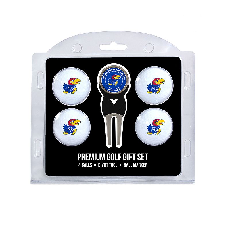 Kansas Jayhawks 6-Piece Golf Gift Set, Team