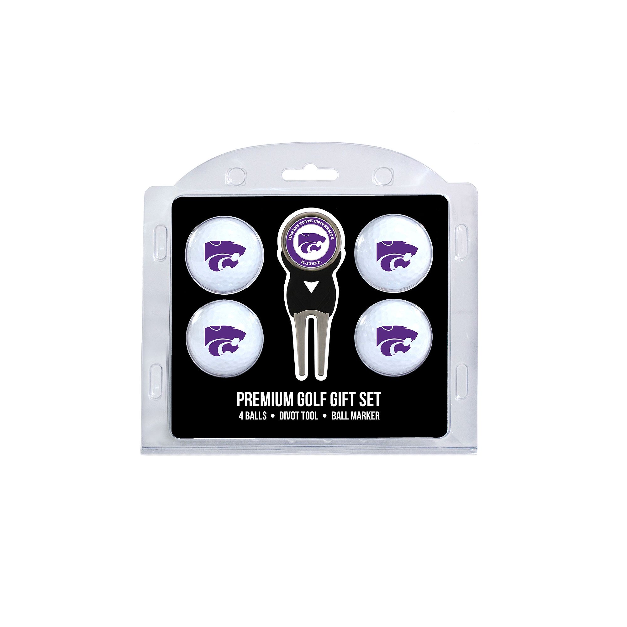 Kansas State Wildcats 6-Piece Golf Gift Set, Team