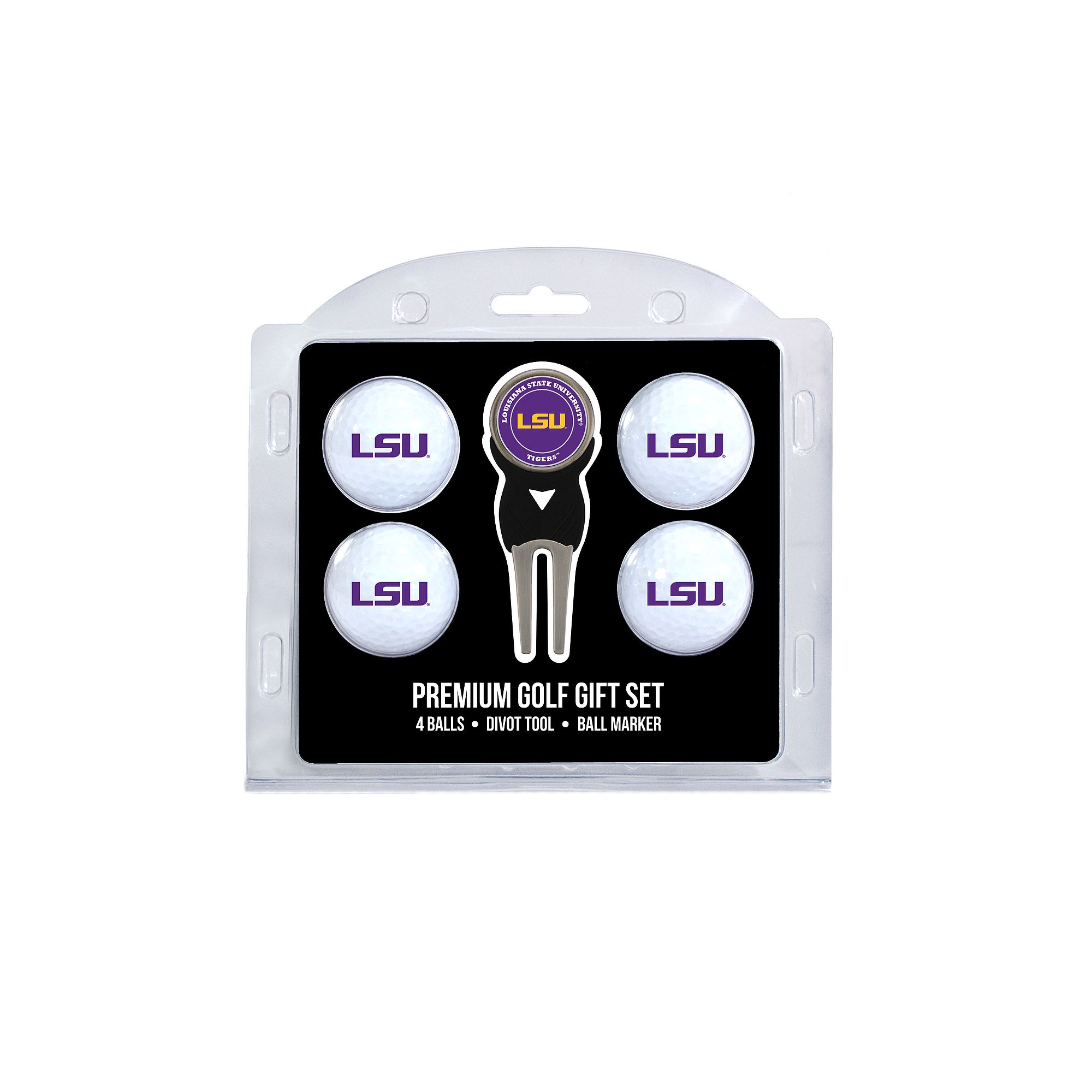LSU Tigers 6-Piece Golf Gift Set, Team