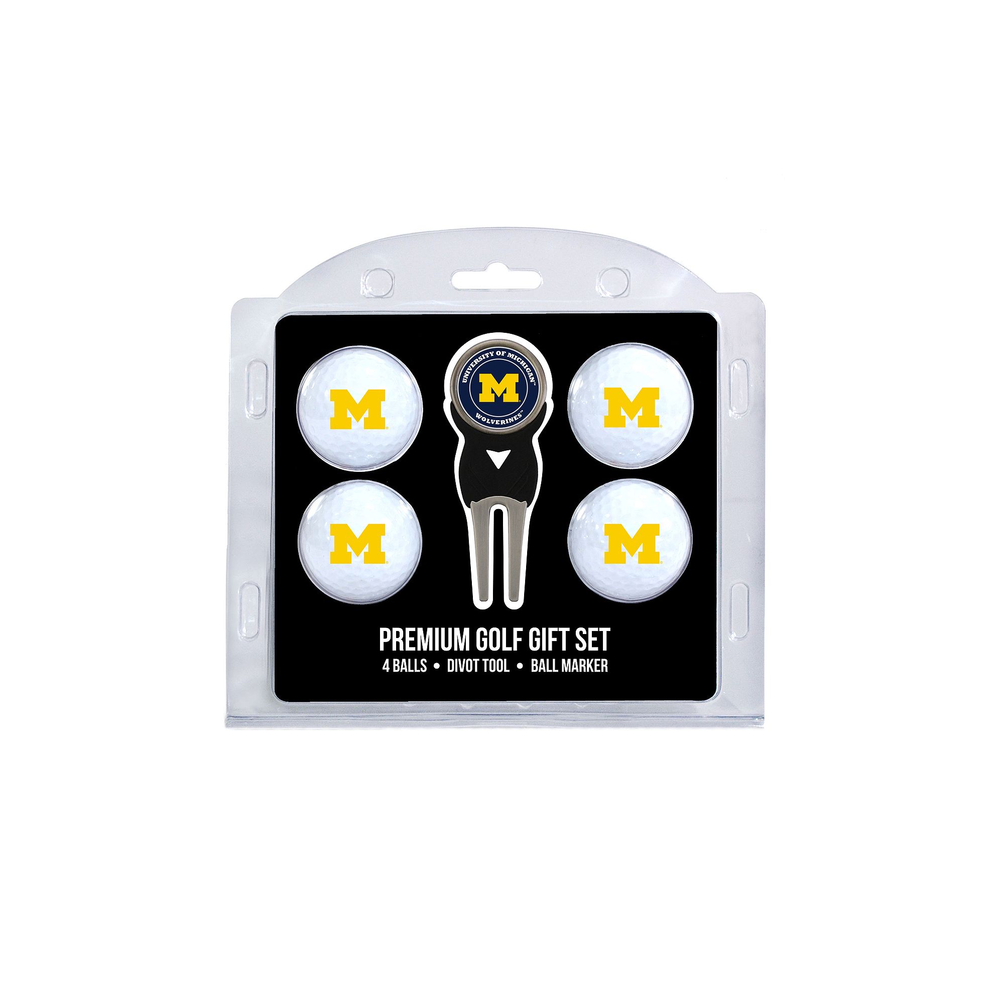 Michigan Wolverines 6-Piece Golf Gift Set, Team