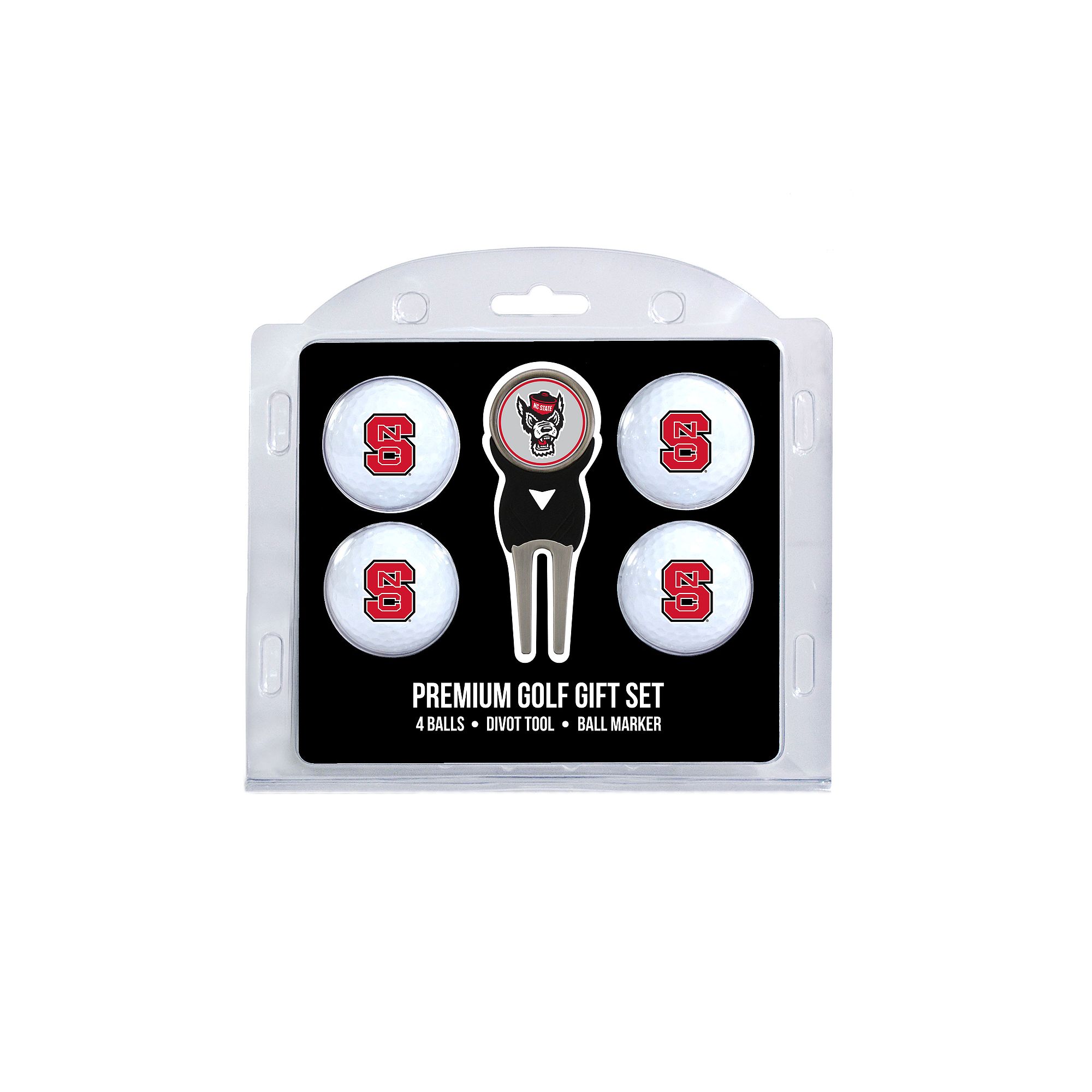 North Carolina State Wolfpack 6-Piece Golf Gift Set, Nst Team