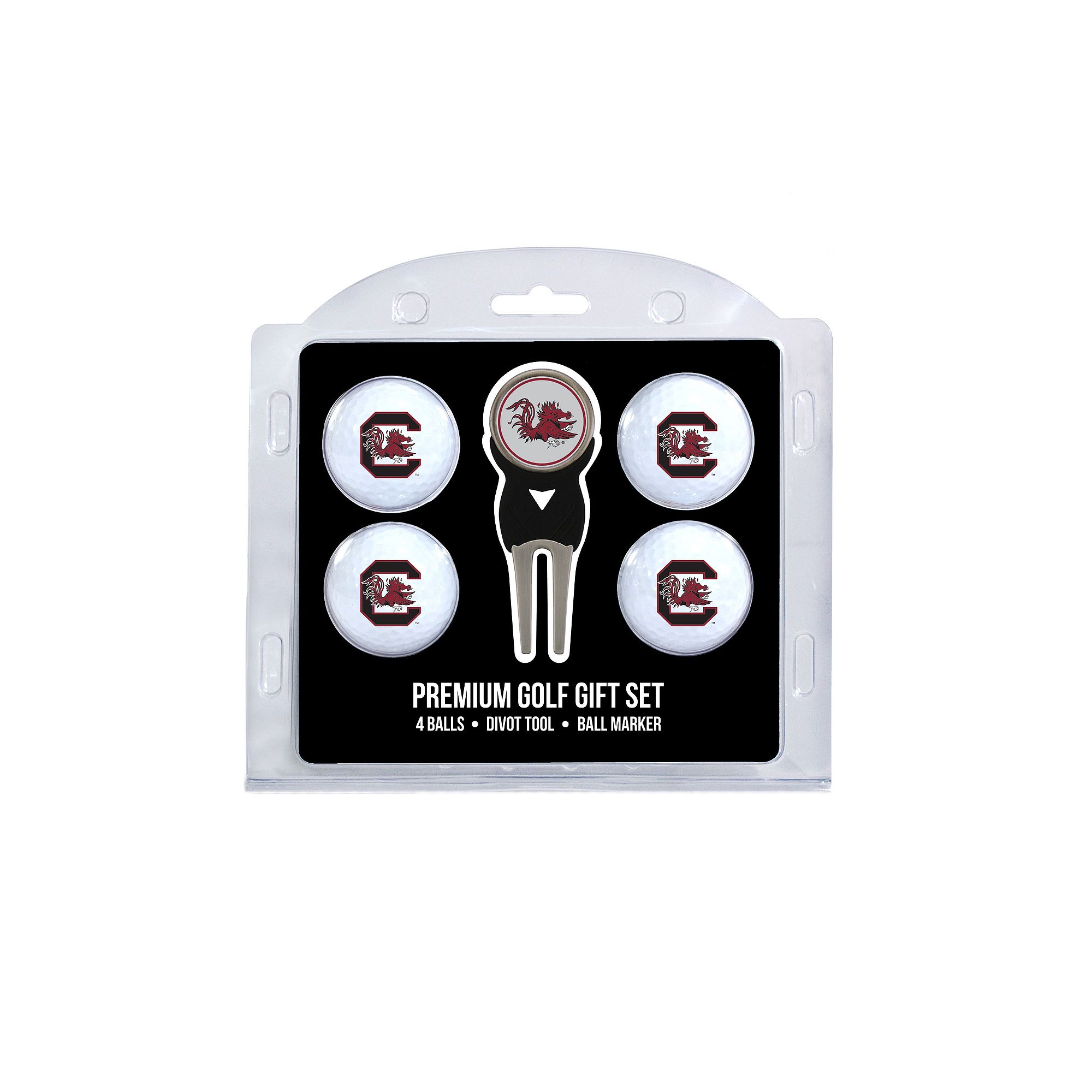 South Carolina Gamecocks 6-Piece Golf Gift Set, Team
