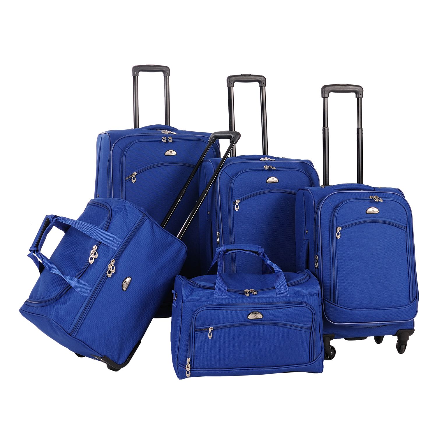 kohls chaps 5 piece luggage