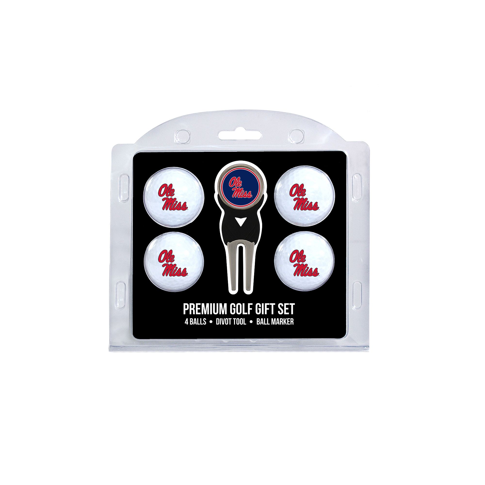 Ole Miss Rebels 6-Piece Golf Gift Set, Team