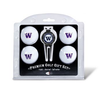Washington Huskies 6 pc Golf Gift Set