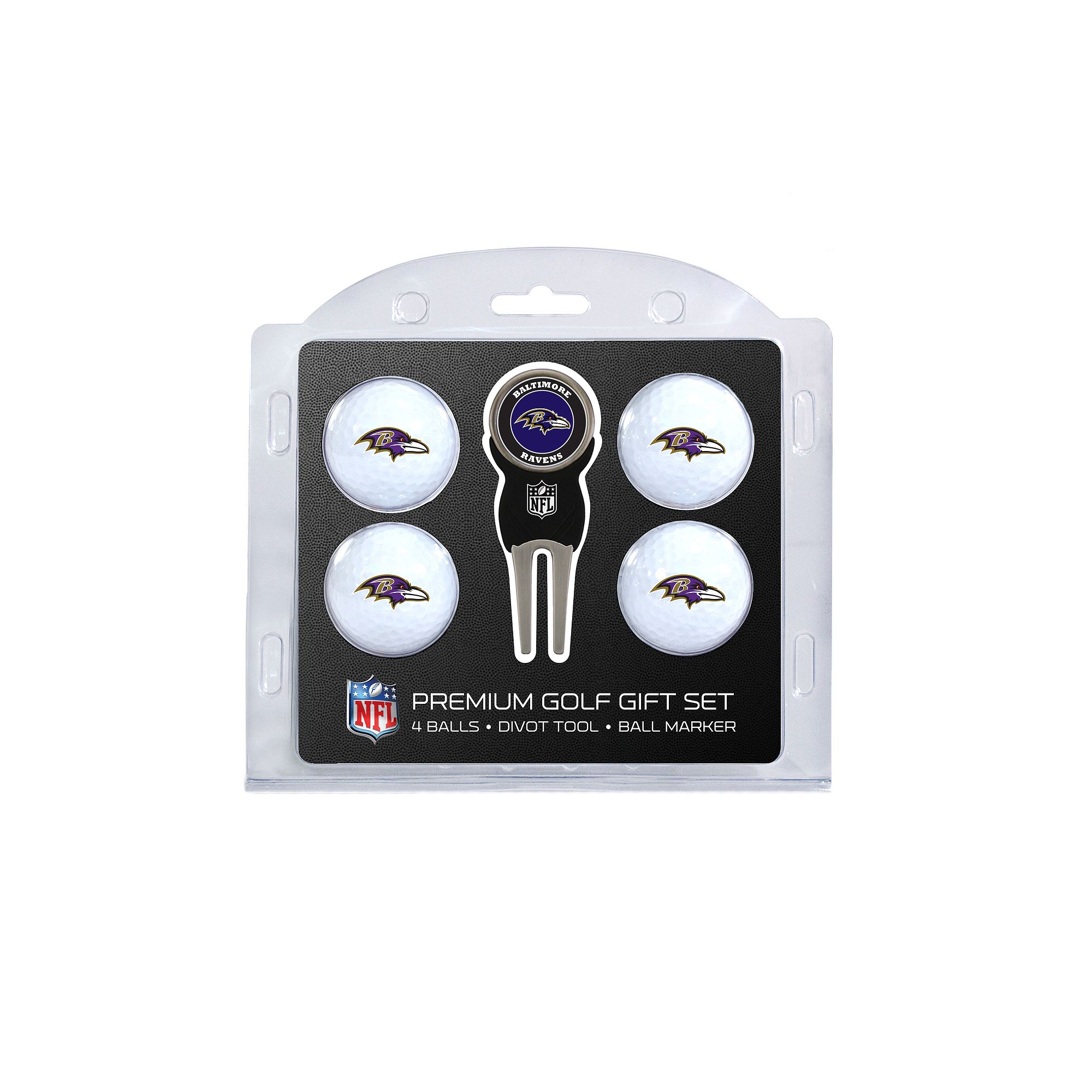 Baltimore Ravens 6-Piece Golf Gift Set, Team
