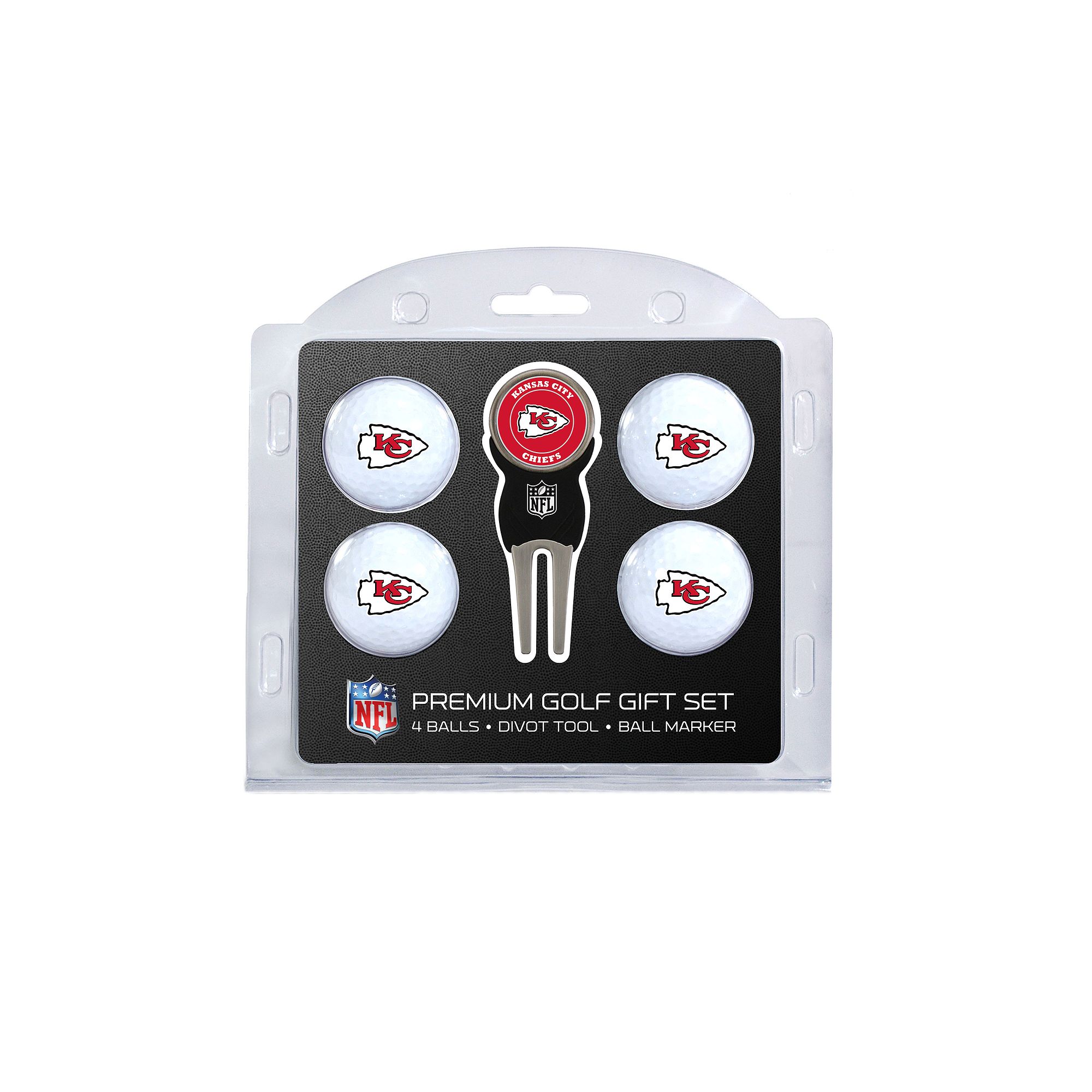 Kansas City Chiefs 6-Piece Golf Gift Set, Team