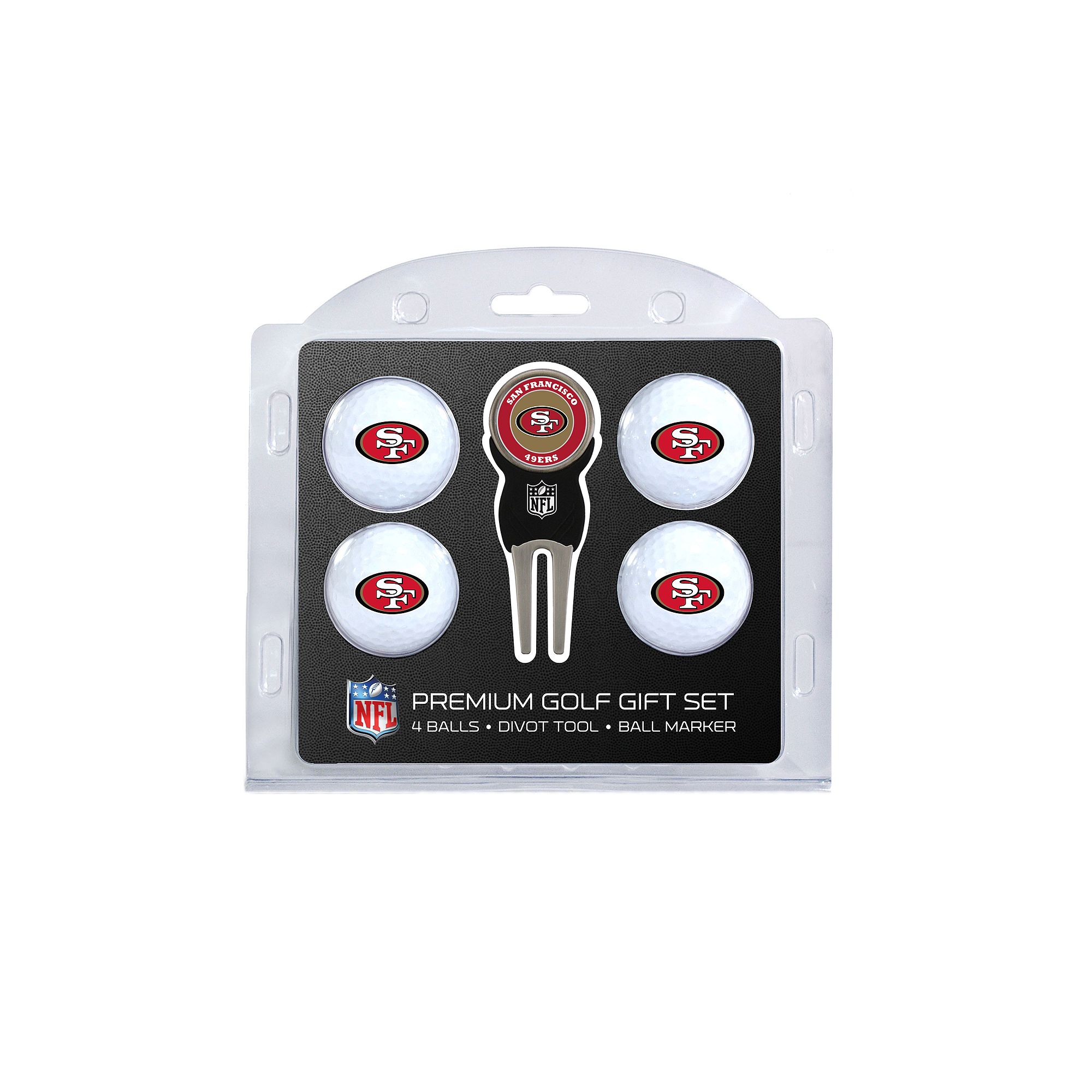San Francisco 49ers 6-Piece Golf Gift Set, Team