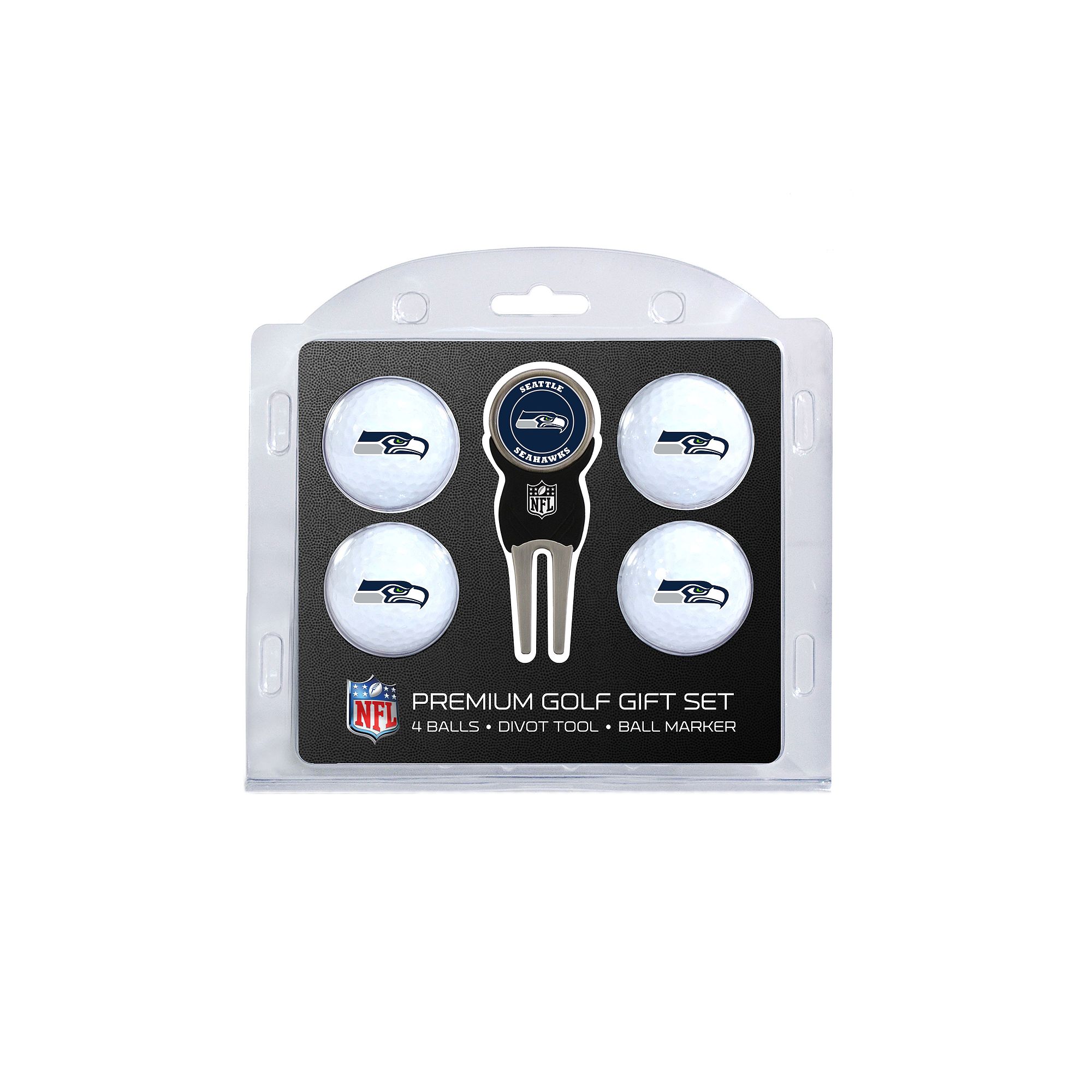 Seattle Seahawks 6-Piece Golf Gift Set, Team