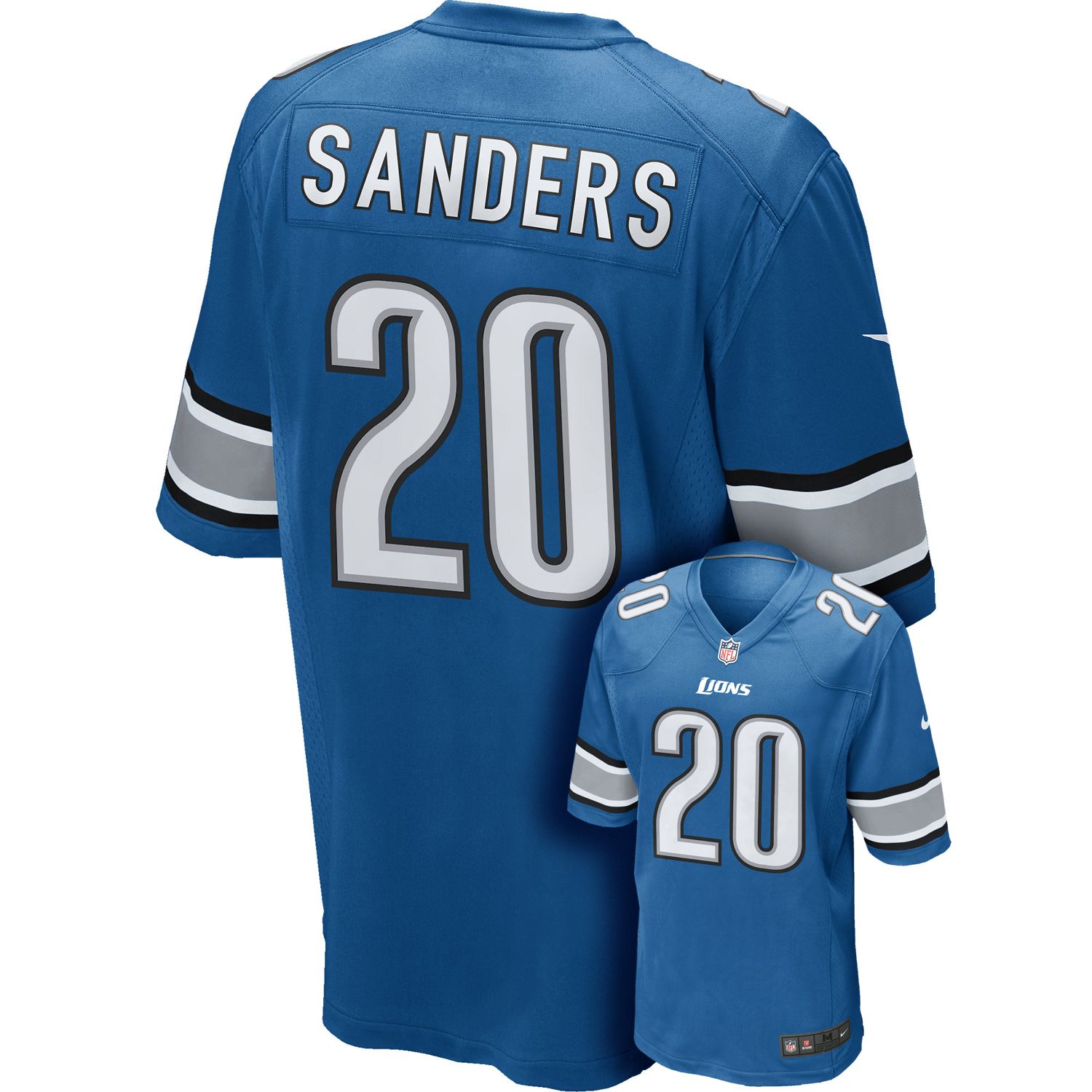 barry sanders nfl jersey