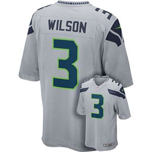 Men's Nike Seattle Seahawks Russell Wilson Game NFL Replica Jersey