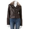 J2 Distressed Faux-Leather Jacket - Juniors