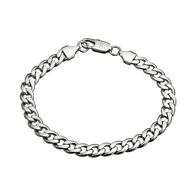 LYNX Stainless Steel Curb Chain Necklace and Bracelet Set