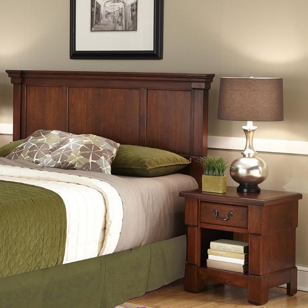 Aspen 2 Pc Queen Full Headboard Nightstand Set