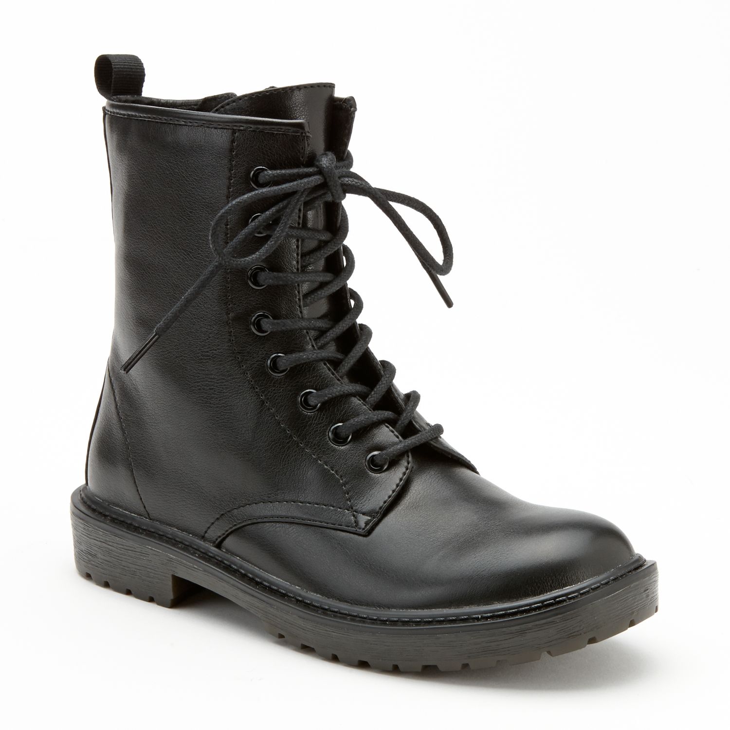 edgy boots black