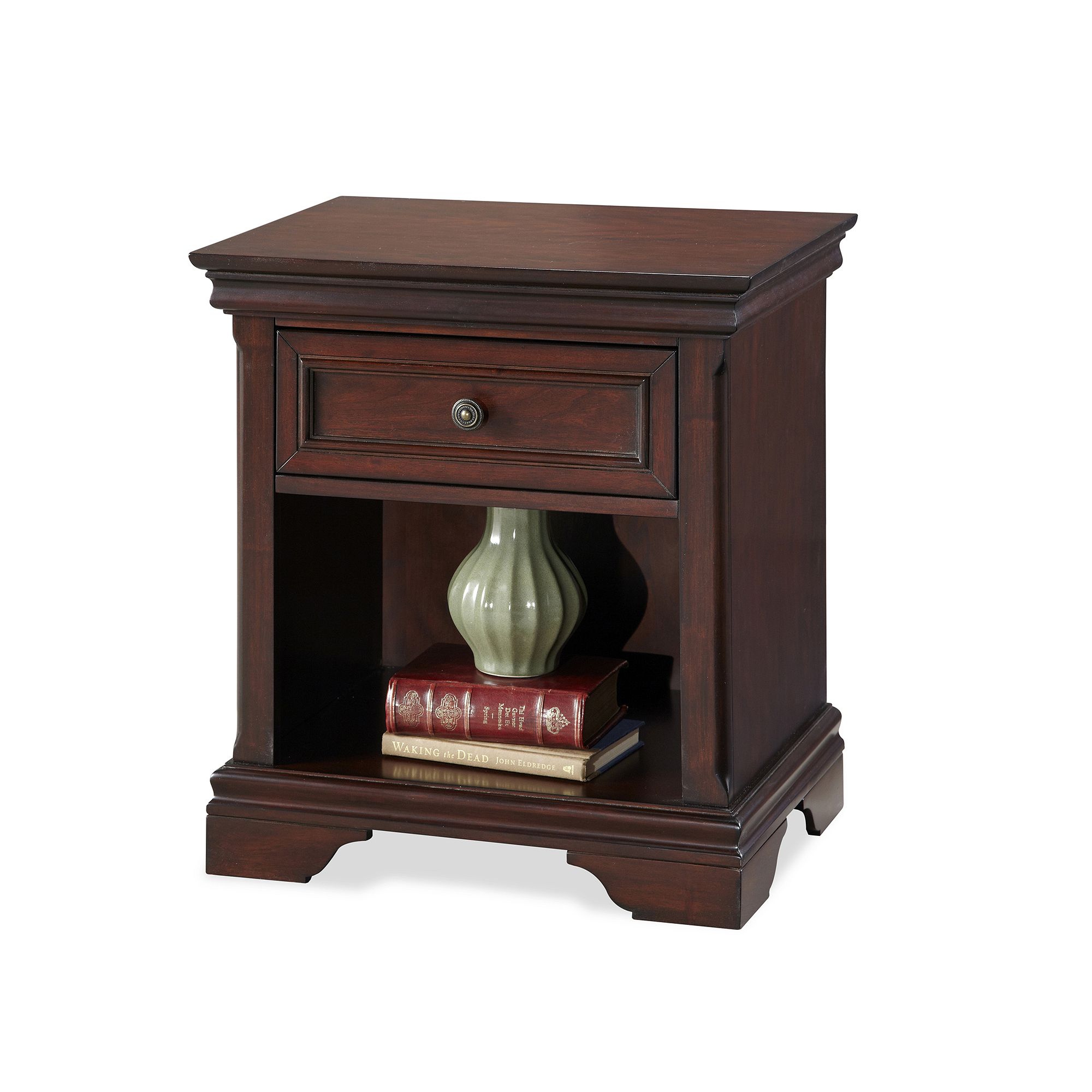 Lafayette Nightstand, Rich Red