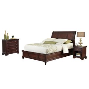 Home Styles Lafayette 5-pc. King Headboard, Footboard, Frame, 5-Drawer Chest and Nightstand Set