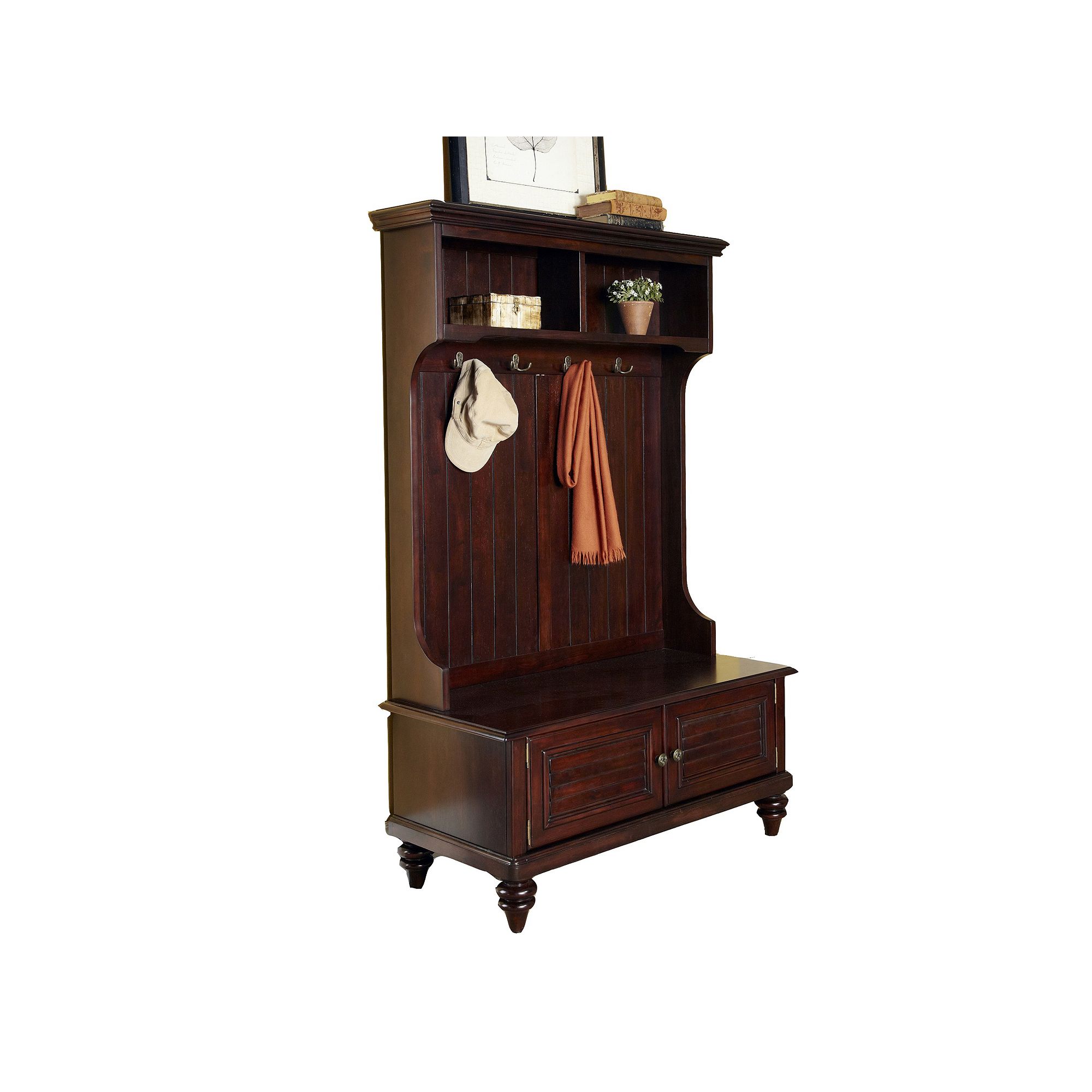 Bermuda Hall Tree Stand, Brown