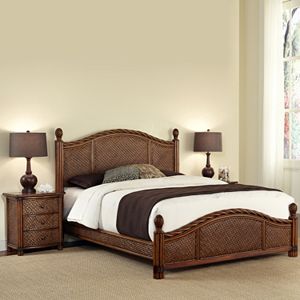 Marco Island 4-pc. Queen Headboard, Footboard, Frame & Nightstand Set