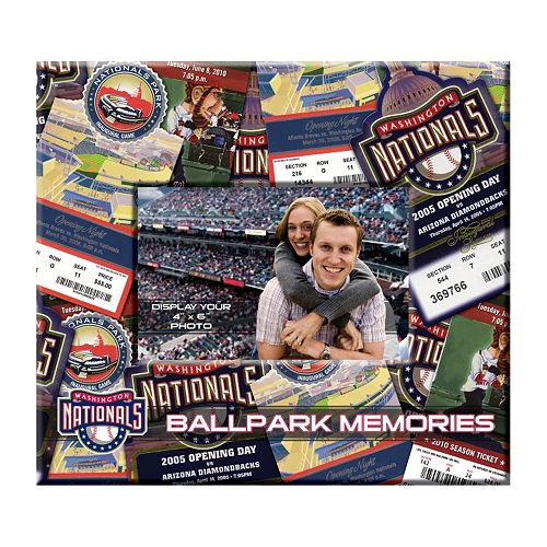 Washington Nationals 8 x 8 Ticket and Photo Album Scrapbook