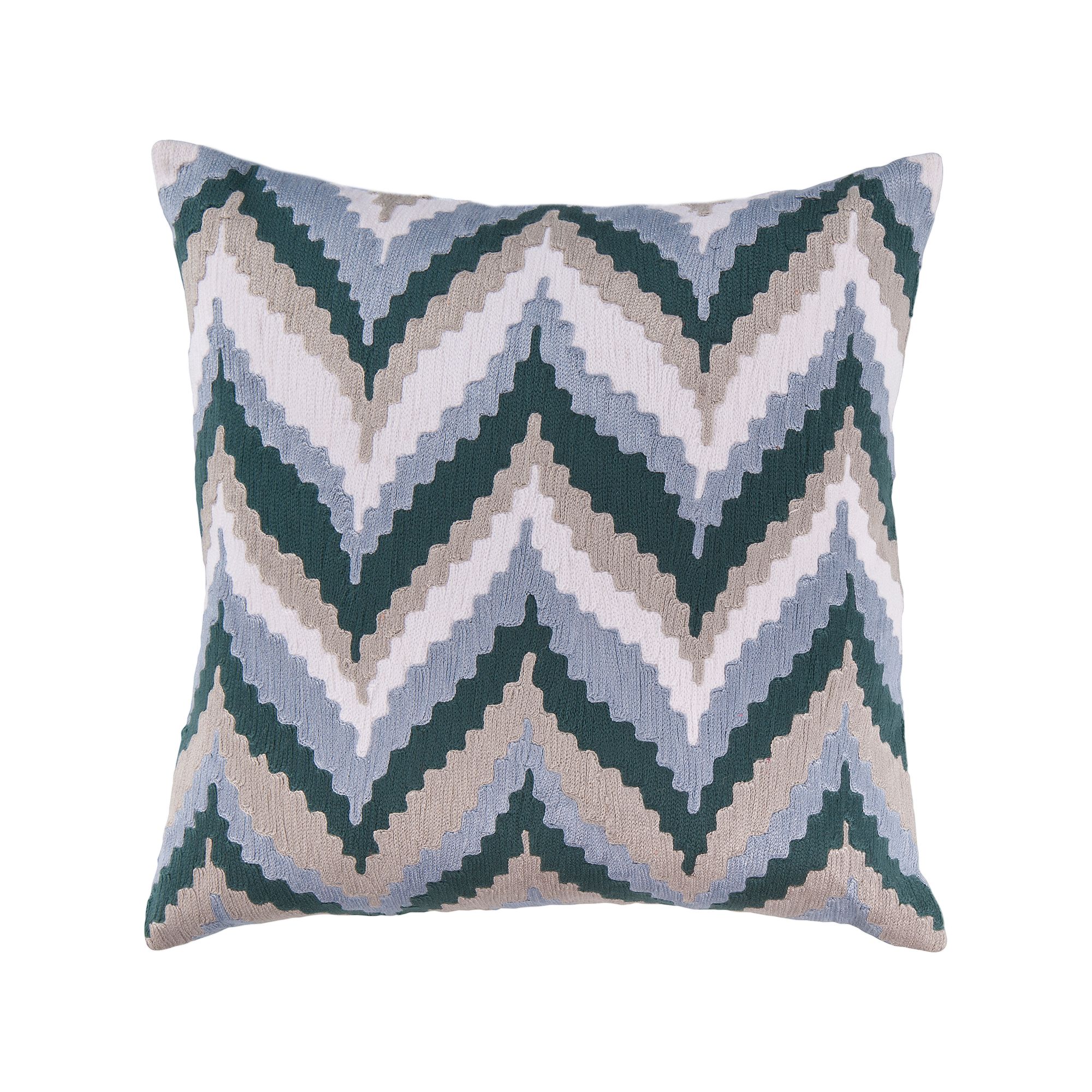 Decor 140 Chur Ikat Throw Pillow, Dusk Blue