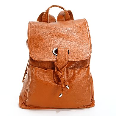 AmeriLeather Miles Leather Backpack