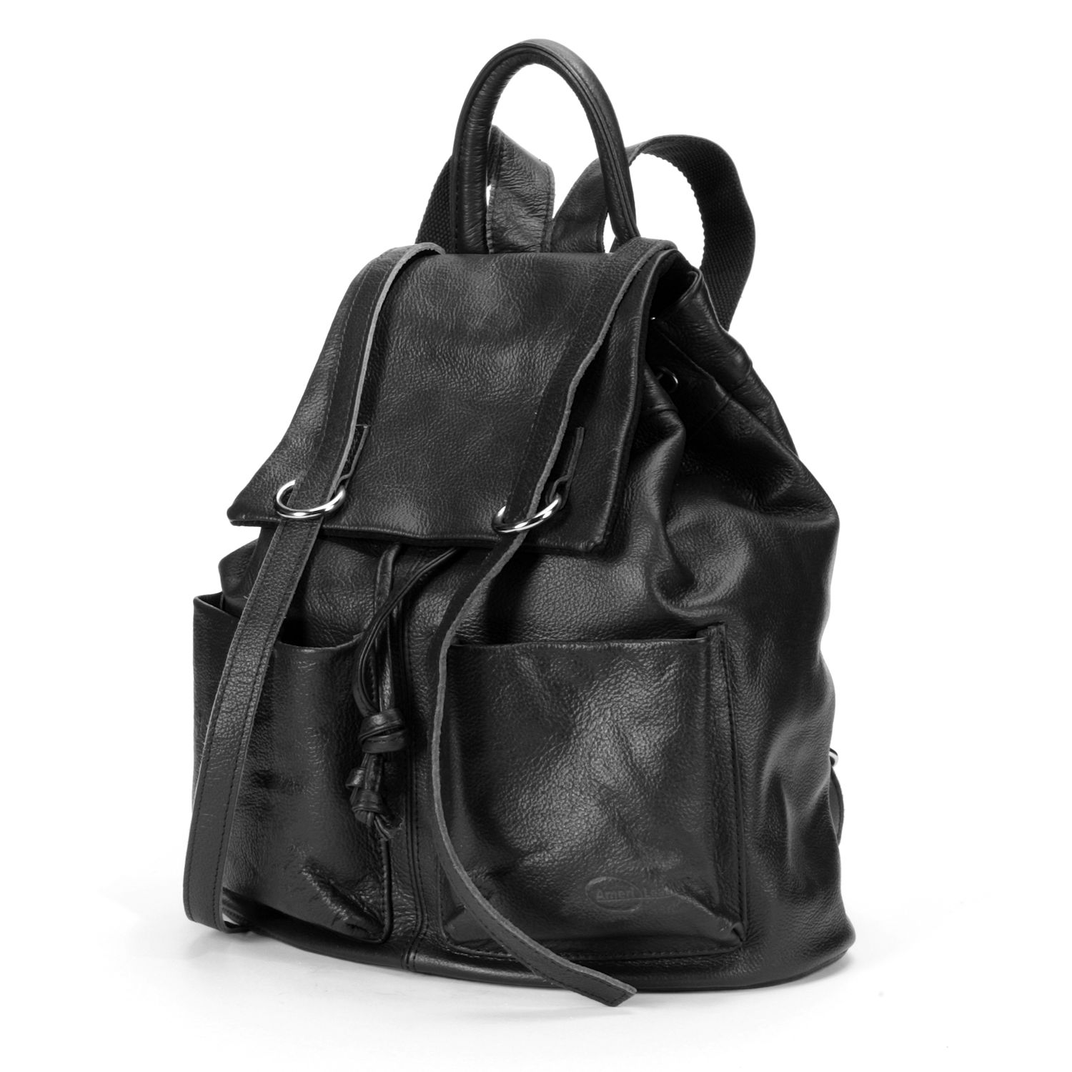 kohls leather backpack