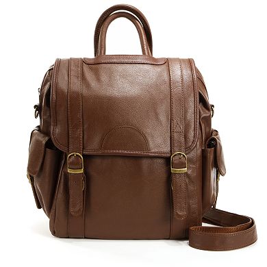 AmeriLeather Three Way Leather Backpack