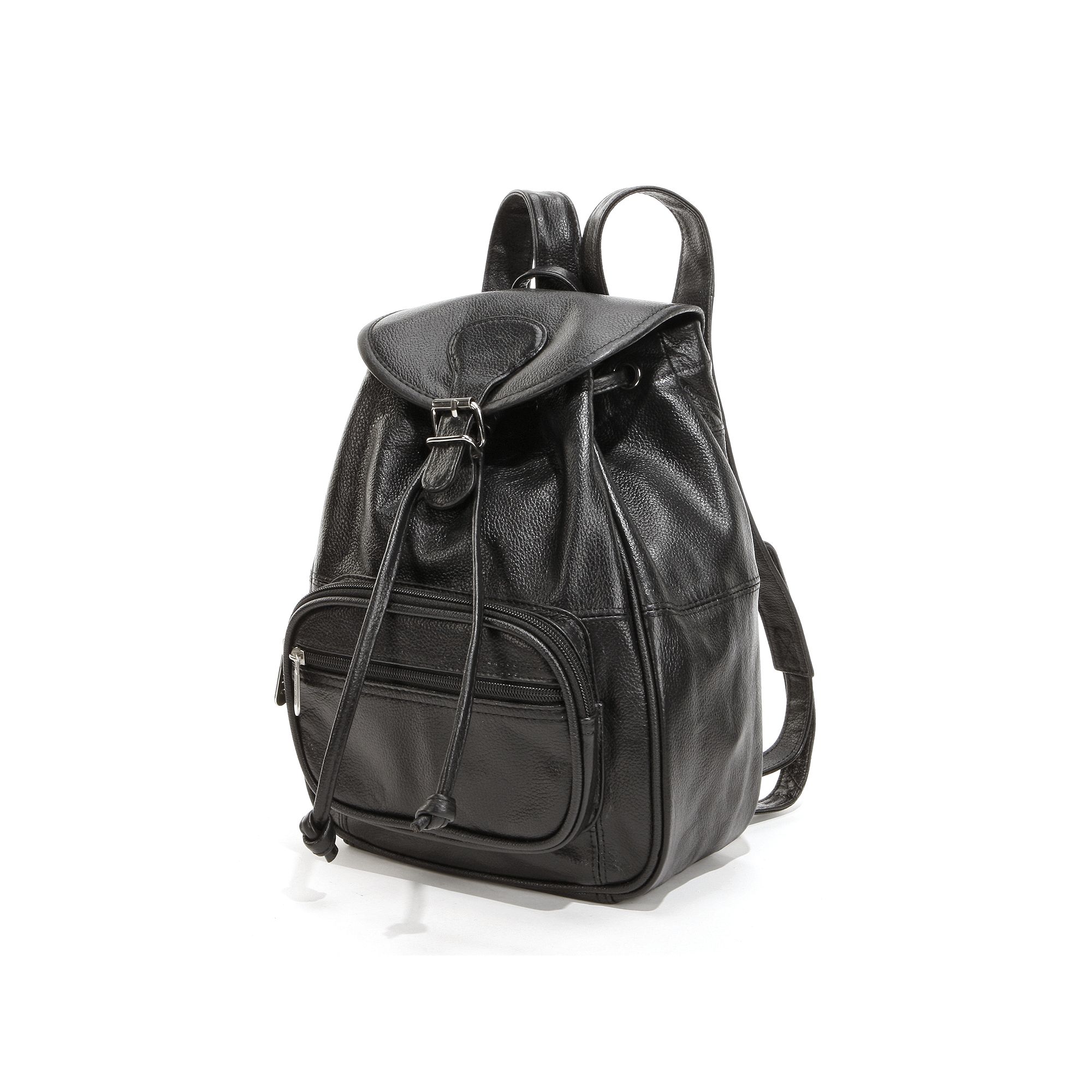 AmeriLeather Mini Leather Backpack, Black