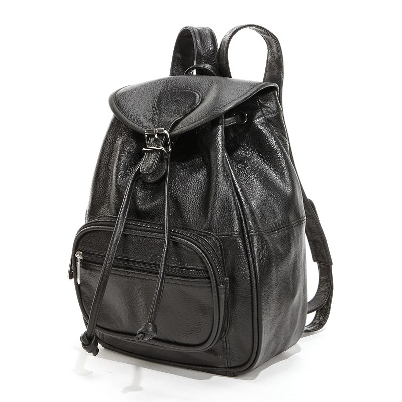 94235800 AmeriLeather Mini Leather Backpack, Black sku 94235800